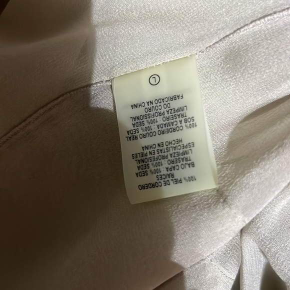 NWT Elie Taheri Long Women Vest 100% Lamb Leather - Picture 4 of 4